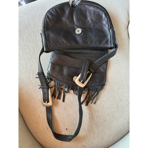 Harley Davidson leather fringe purse - Picture 4 of 6